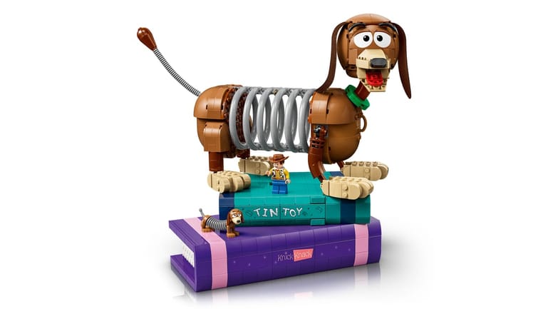 LEGO Disney Toy Story Slinky Hond boekensteunen 43301, ander detail van het model
