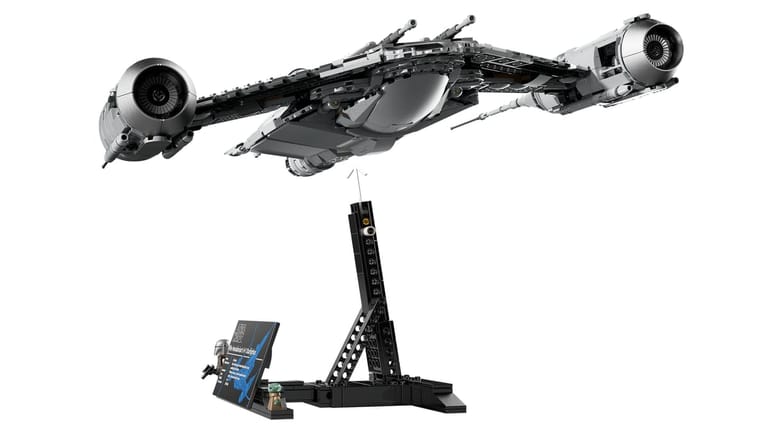 LEGO Star Wars The Mandalorian's N-1 Starfighter 75442, ander aanzicht van het schip