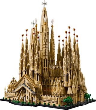 LEGO Architecture Sagrada Família 21065, het gebouwde model