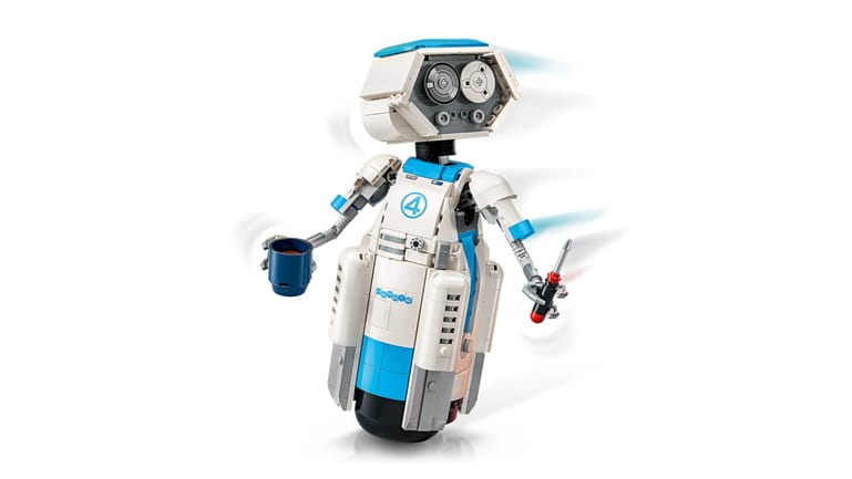 LEGO Marvel H.E.R.B.I.E. 76339, officiële productfoto van de robot