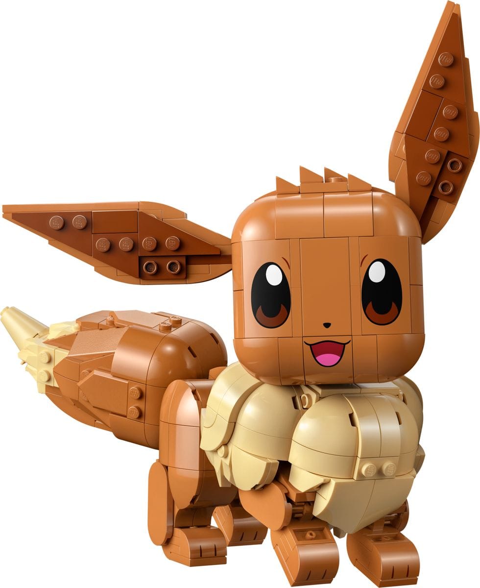 LEGO Pokémon Eevee 72151, het gebouwde displaymodel