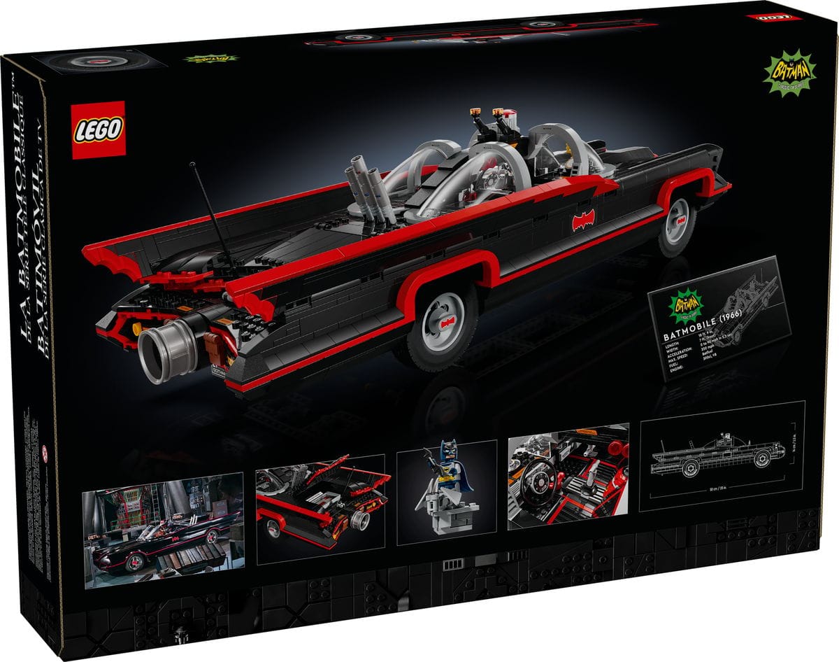 LEGO Batman: de klassieke tv-serie Batmobile 76328, verpakking