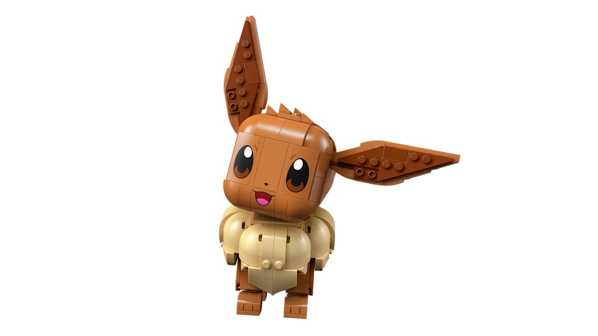 LEGO Pokémon Eevee 72151, het gebouwde figuur