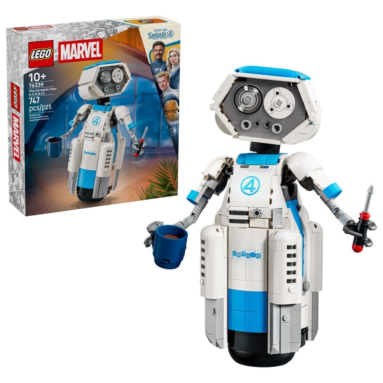 LEGO Marvel H.E.R.B.I.E. 76339, doos met het gebouwde model