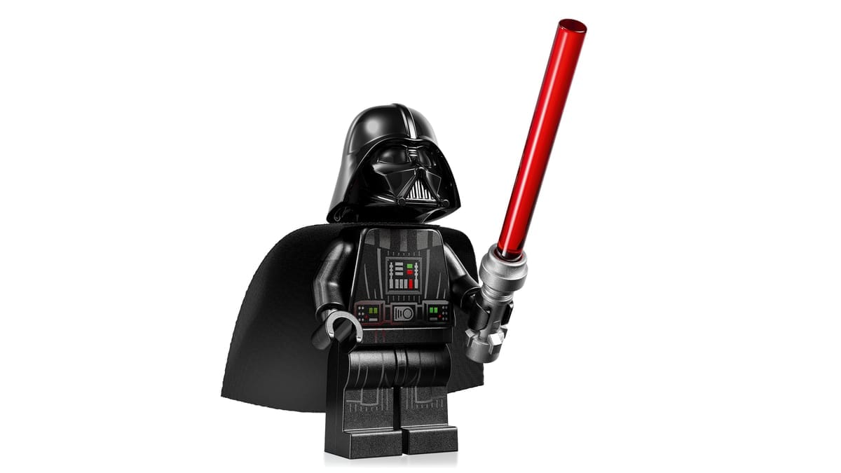 LEGO Star Wars Darth Vader buste 75439, detail van het gebouwde model