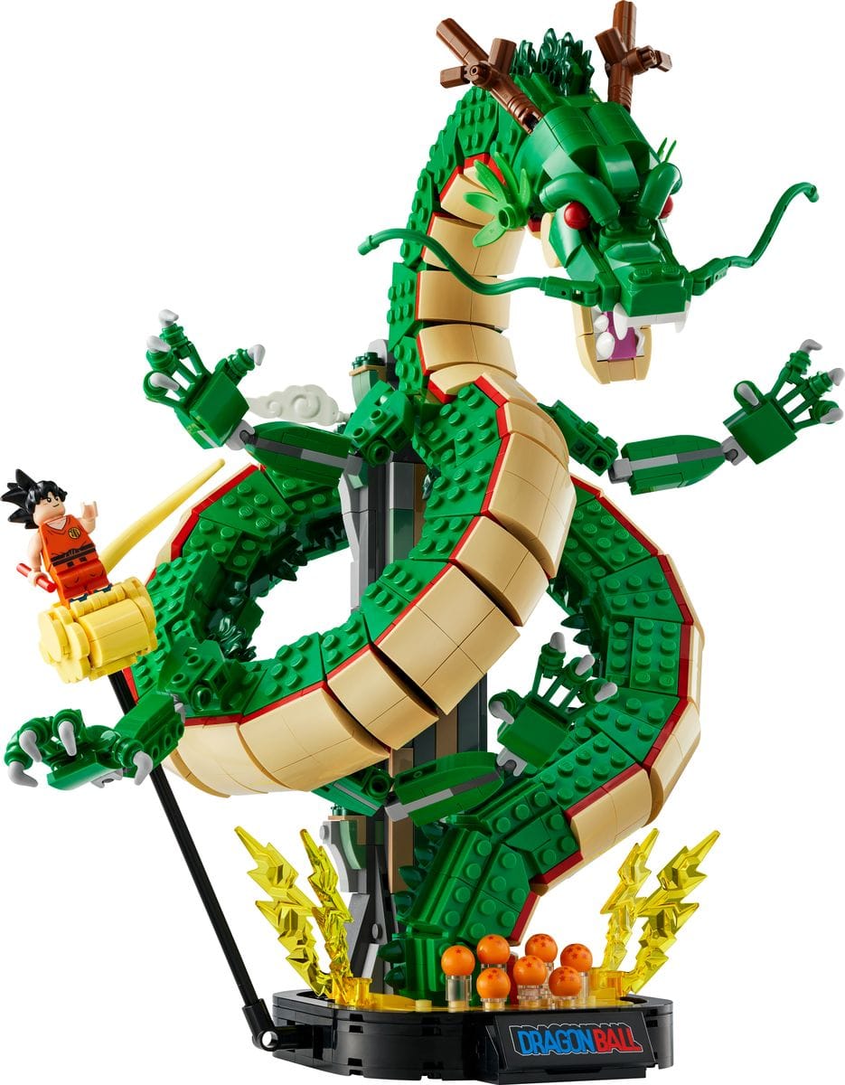 LEGO Icons Dragon Ball Shenron & Goku 11390, het gebouwde model