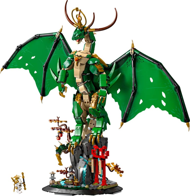 LEGO NINJAGO De Drakenbewaker 71847, het complete model