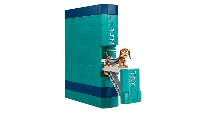 LEGO Disney Toy Story Slinky Hond boekensteunen 43301, detail van de boekensteunen