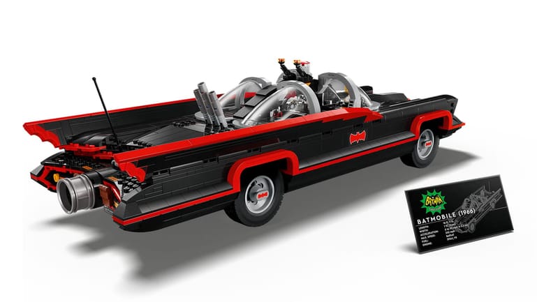 LEGO Batman: de klassieke tv-serie Batmobile 76328, detail van de auto