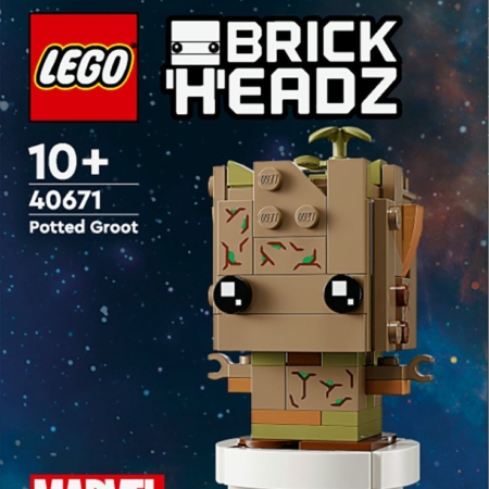 Brickheadz 40671 - Marvel Groot in Pot - Potted Groot - 40671