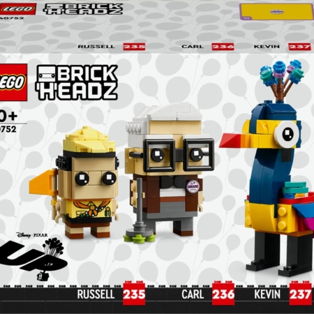 Brickheadz 40752 - Carl, Russell en Kevin - Disney Pixar Up - 40752