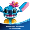 Disney Stitch Toy - Play & Display Figure with an Ice-Cream Cone & Decorative Flower - Gift for 9+ Year Old Girls, Boys & Lilo & Stitch Movie fans - Christmas Treat - 43249